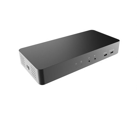 USB-C 14 in 1 Triple 4K Display Docking Station DUD3571 front 2