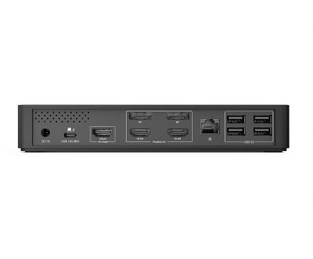 USB-C 14 in 1 Triple 4K Display Docking Station DUD3571 rear 1