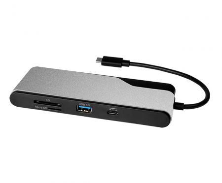 USB-C 9-in-1 Multiport Hub - USB-C 9-in-1 Multiport Hub_DUD7170