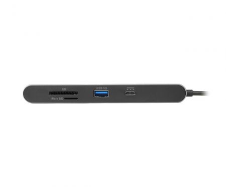 USB-C 10G uplink for the connection to laptop PC with power charging