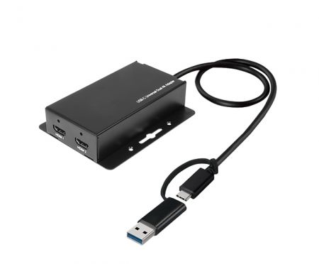 USB-C Universal Dual 4K Adapter with two-bracket design - USB-C Universal Dual 4K Adapter with two-bracket design