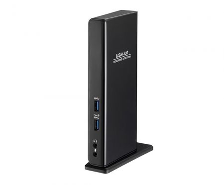 USB3.0 Dual Display Docking Station (Vertical Design) - USB3.0 Dual Display Docking Station (Vertical Design) DU3222