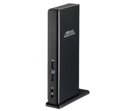 USB 3.0 / USB-C Dual Display Docking Station Increased productivity by screen extension - USB 3.0  USB-C Dual Display Docking Station Increased productivity by screen extension DU31262