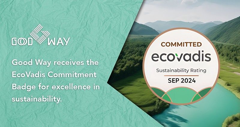 Good Way Technology Awarded EcoVadis Sustainability Commitment Badge.