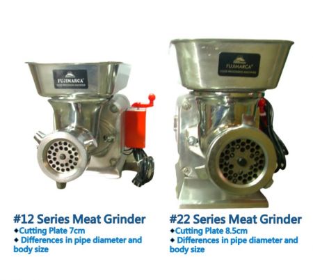 Picadora de carne eléctrica comercial n.º 22 - 1 Hp, 1,5 Hp - MC-802, Fabricante de maquinaria para procesamiento de jugos de frutas con diseño  galardonado y certificación CE
