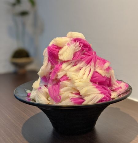 火龍果雙色雪花冰