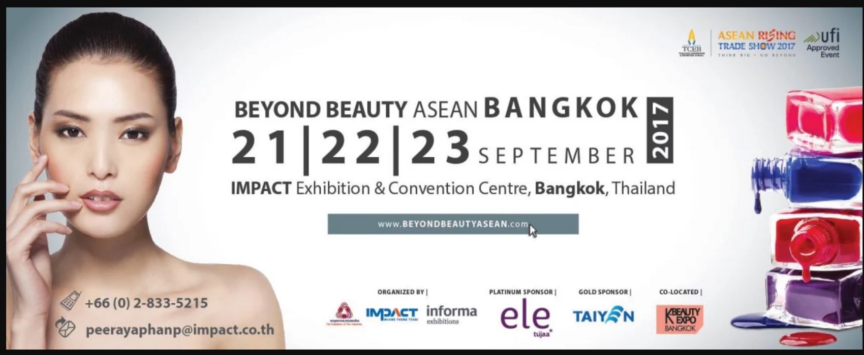 バンコクでのBeyond Beauty ASEAN展示会