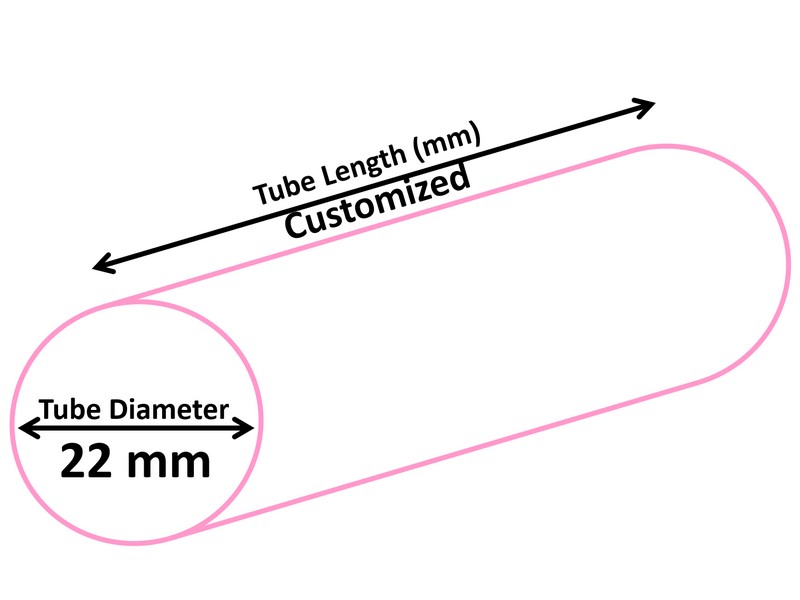 Tubo Cosmético de 22 mm de Diámetro