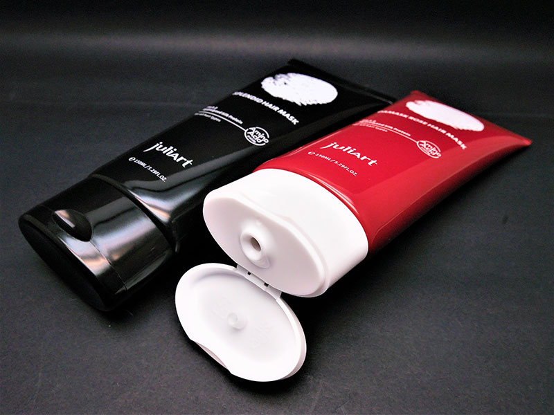 Emballage de tube ovale en PE, diamètre 45mm Longueur de tube personnalisée