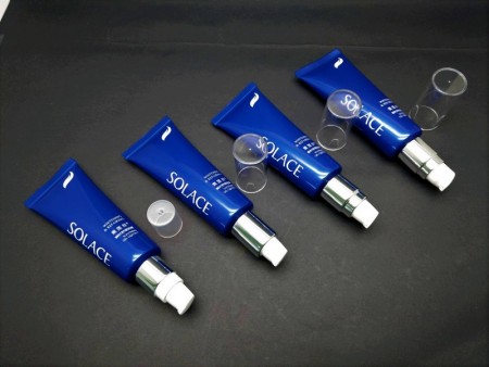 Airless pump tube for cosmetic
