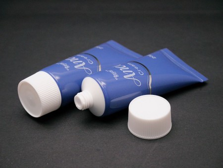 Pharmacy pain relief tube packaging.