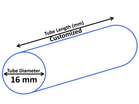 Tube rond D16 - Tube cosmétique Dia 16mm
