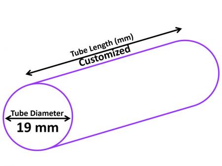 Tubo redondo D19 - Tubo cosmético de 19 mm de diámetro