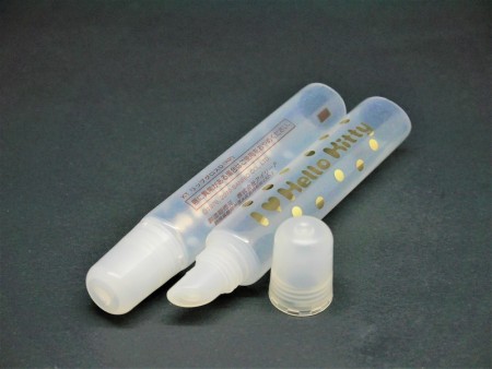 Lipgloss-Tube (Schrägspitze) mit Schraubkappe - Lipgloss-Tube (abgeschrägte Spitze) + Schraubverschluss