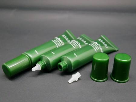 Düsenspitzenrohr mit Schraubverschluss für Luxuskosmetik - Düsenspitze Kosmetikrohr + Schraubverschluss für Anti-Falten-Creme