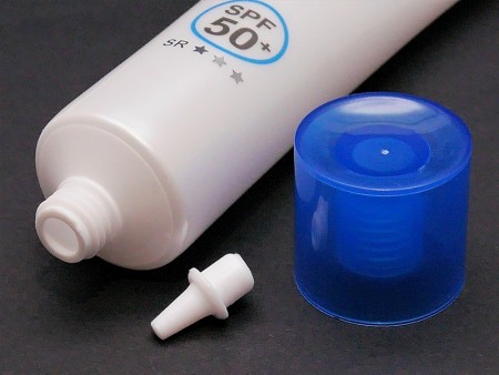 Tapa de rosca alta para tubo cosmético de protector solar