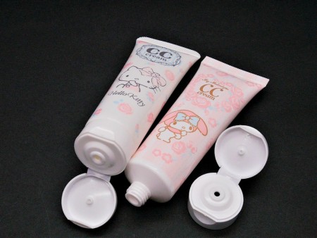 Tapón de rosca con tubo cosmético para crema cc de 20g
