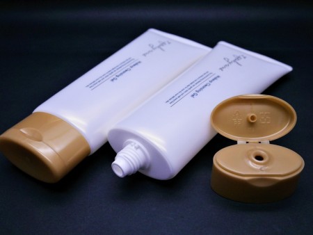 Oval Tube mit Flip-Top-Verschluss für 160 ml Make-up-Gel - Oval Tube + Flip Top Cap für 160ml Make-up-Gel