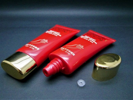 Tubo ovalado con tapa de rosca para tubo de crema reparadora - Tubo ovalado + tapa de rosca para tubo de crema reparadora