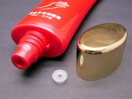 Tubo ovalado + tapón de rosca para tubo de crema reparadora