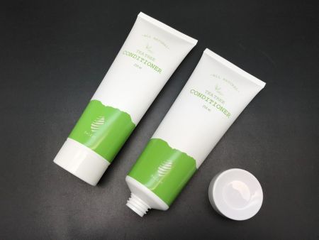 Contenitore per la cura della pelle al tea tree naturale in tubo di plastica - Contenitore per la cura della pelle al tea tree naturale in tubo di plastica