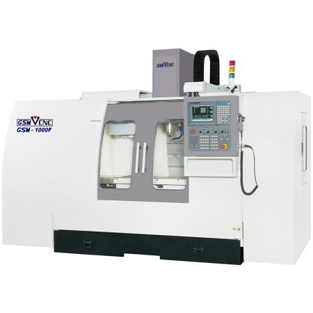 آلة تفريز نوع سرير CNC بحراسة كاملة - GSM-1000F آلة الطحن العمودية CNC بحماية كاملة