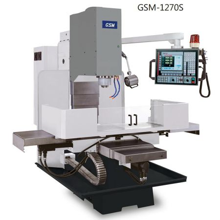 CNC Bed Type Semi-guarding Milling Machine - GSM-1270S CNC Vertical Milling Machine