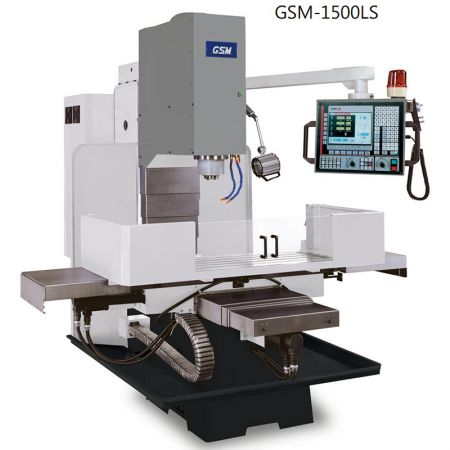 Máquina de fresado tipo cama CNC con semiprotección