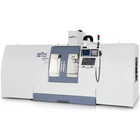 Máquina de fresado tipo cama CNC con protección completa - GSM-1510F Máquina de fresado vertical CNC con protección completa