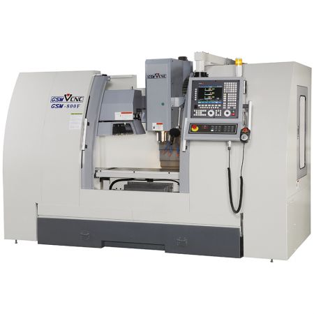 CNC Yatak Tipi Tam Koruma Freze Makinesi - GSM-800F CNC Dikey Freze Makinesi Tam korumalı