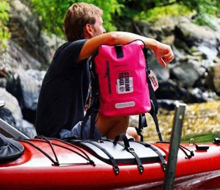 Textile accessories for backpack straps.