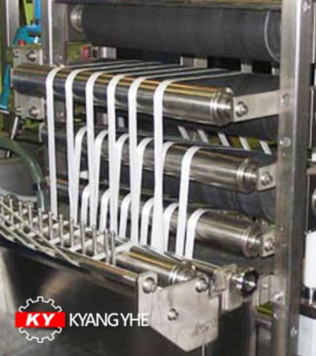Постійний високотемпературний пристрій для фарбування стрічок - Машина для непрерывного окрашивания лент KY.