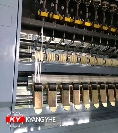 Máquina de tricô de cordão de alta velocidade - Peças de reposição para máquina de tricô de cordão KY para montagem de produto coletor.