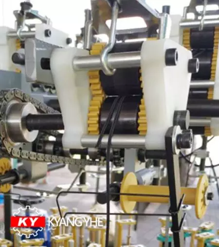 ماكينة تجديل الشريط المسطح - قطع غيار آلة تجديل الشعر KY لعجلات الضغط وينسير.