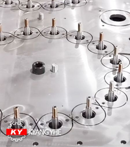 Máquina de trenzado de cuerda redonda - Repuestos de máquina de trenzado KY para conjunto de placas