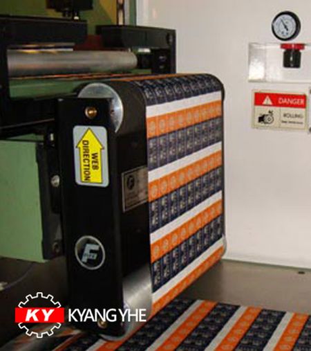 Máquina de corte de etiquetas ultrasónicas - Parte de la máquina de corte de etiquetas con ultrasonido.