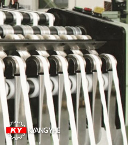 Máquina de tear de zíper de alta velocidade profissional - Peças de reposição para conjunto de rolos de máquina de tecelagem de agulha KY.