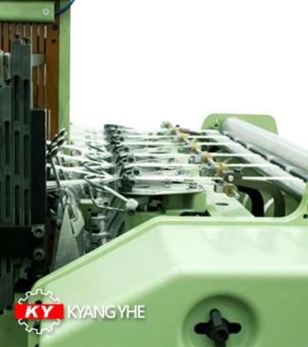Máquina de tejido de cintas estrechas tipo suizo - Repuestos para cabezales de trama de la máquina de tejido de cintas estrechas KY.