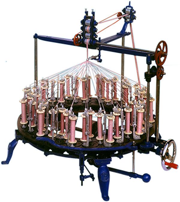 Série tradičních pletacích strojů