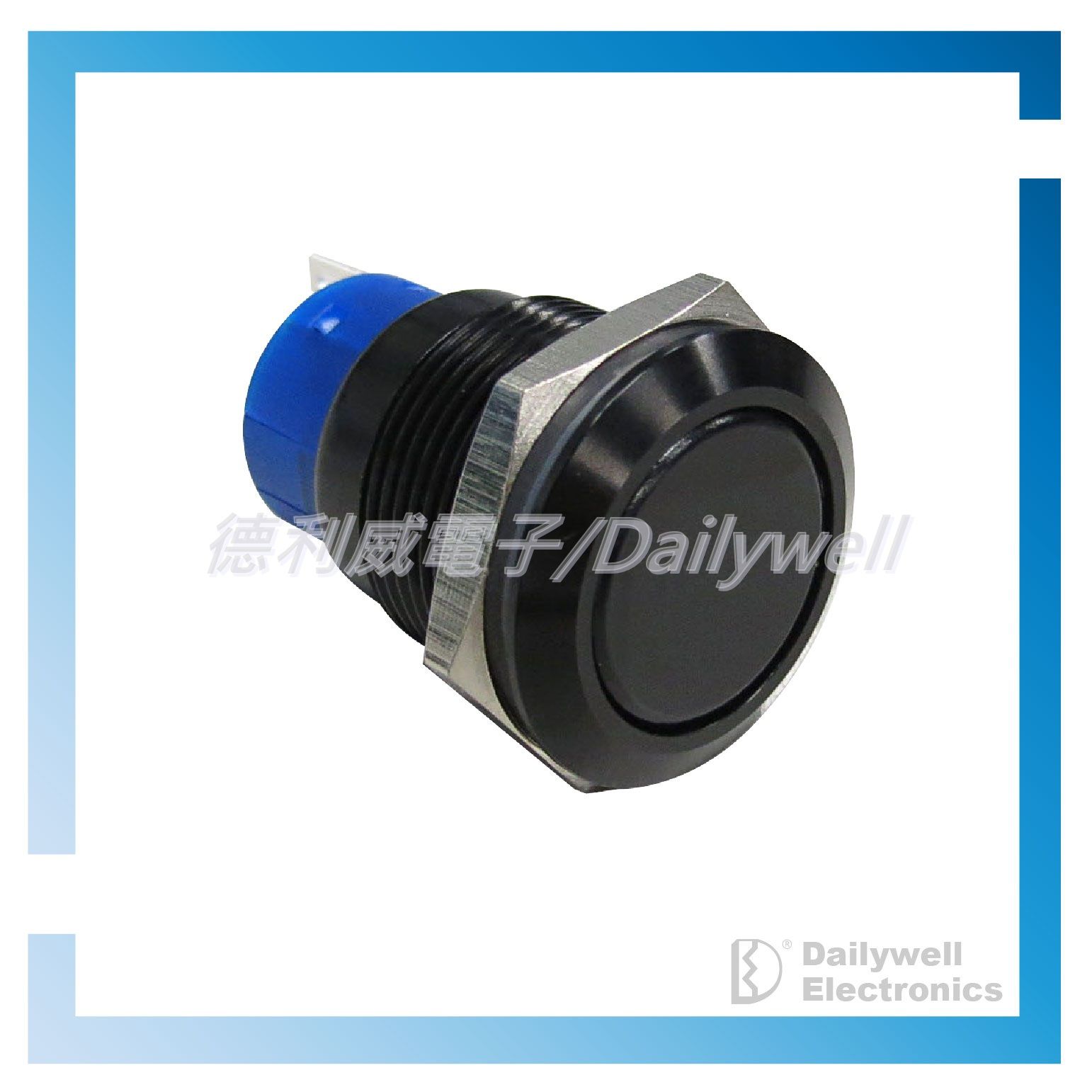 19mm Aluminiumlegierung Drucktaster - MPB19-Serie