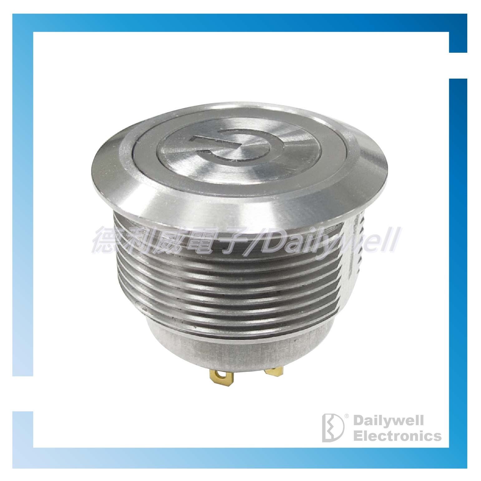 22mm Short metal pushbutton switch