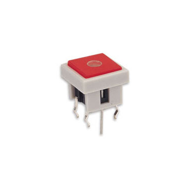 Interrupteur tactile à capuchon rouge avec LED