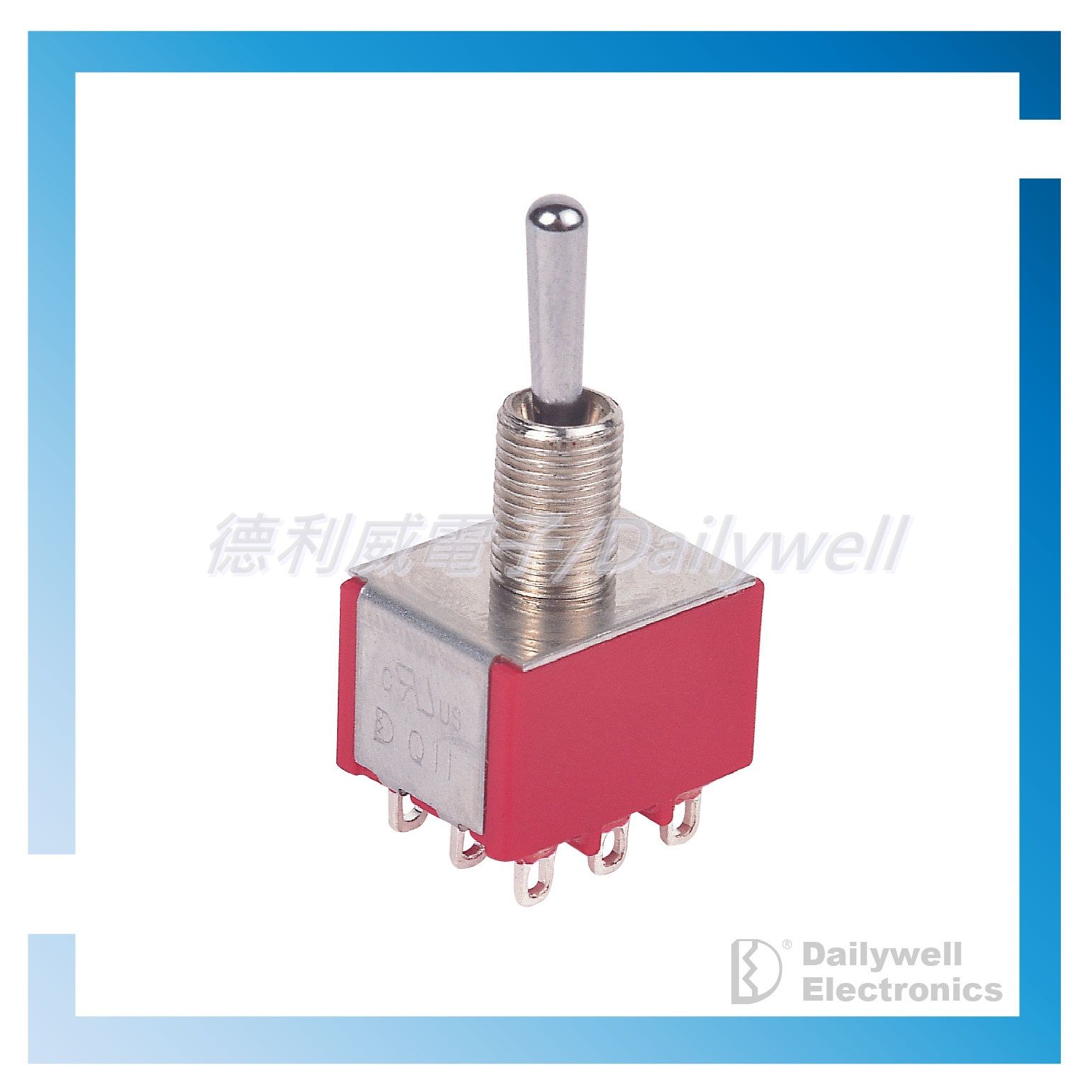 3PDT Miniatyr vippekontakt