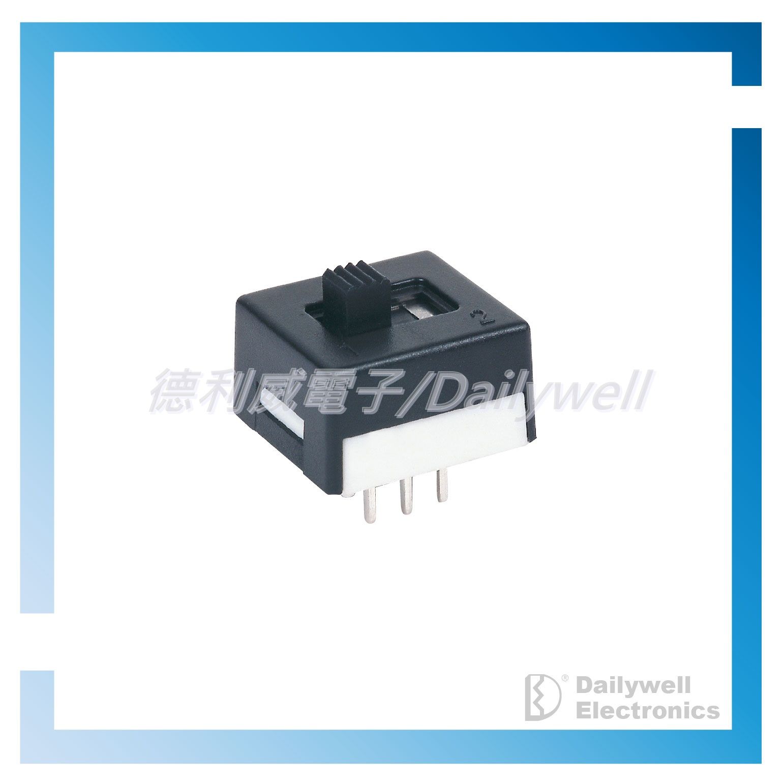 Interrupteur à glissière miniature DPDT