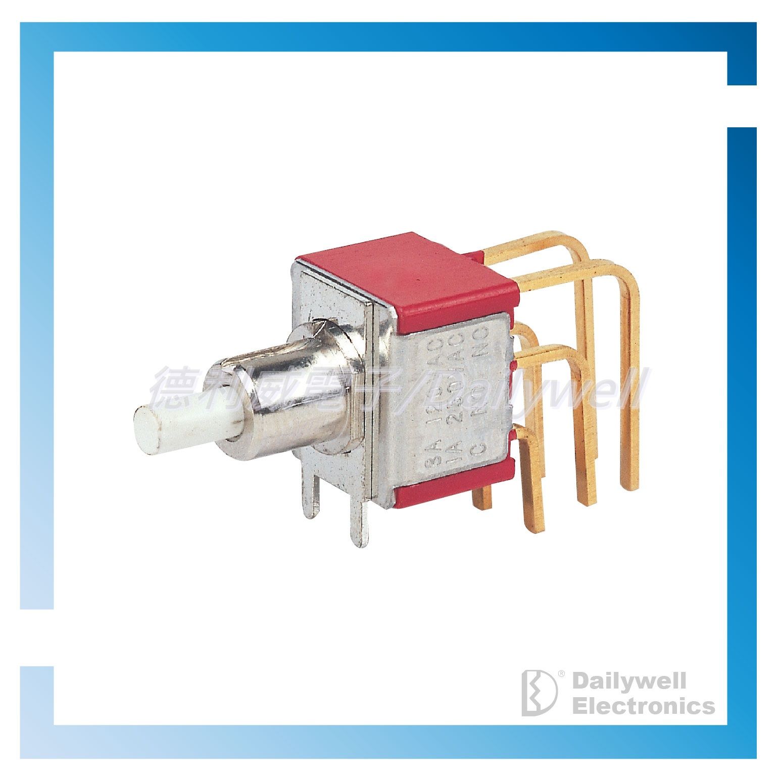 DPDT Snap-acting pushbutton switch