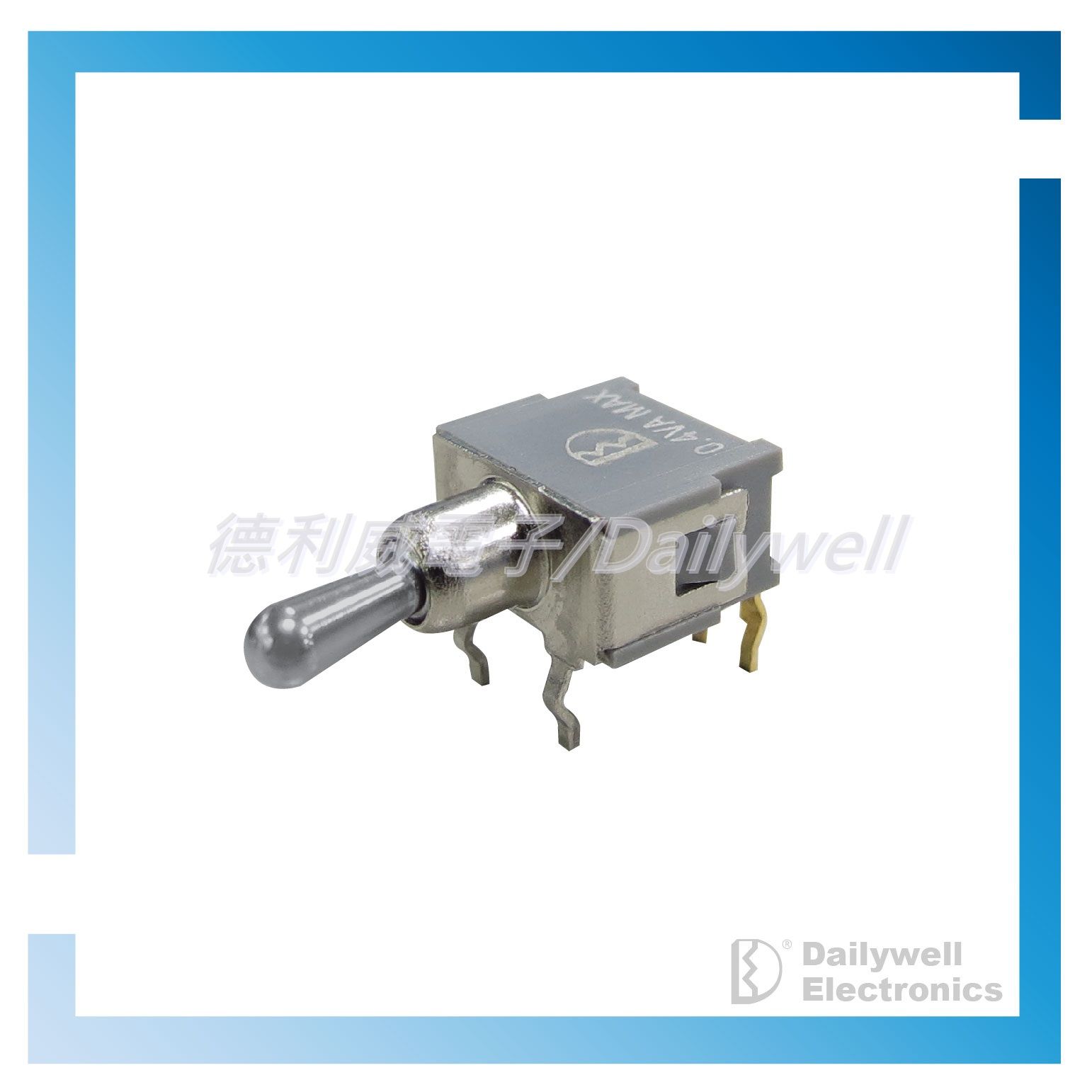 Interrupteur à bascule SPDT sub-miniature