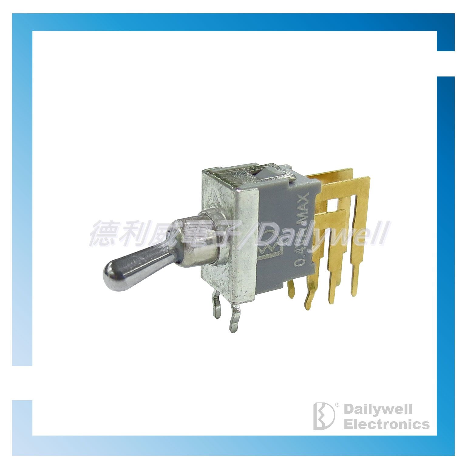 Interrupteur à bascule sub-miniature 0,4VA