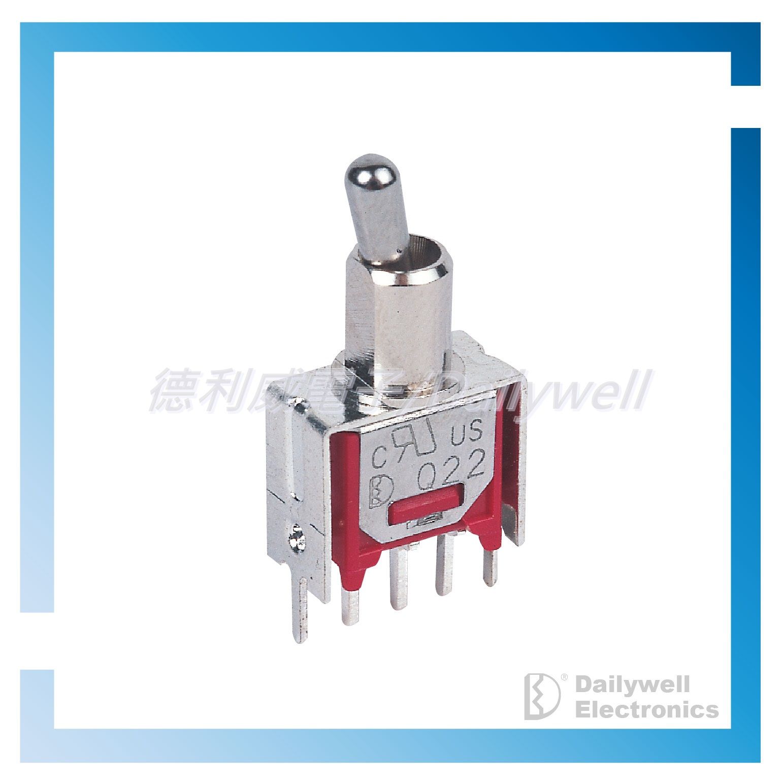 Zwei-teiliger Sub-Miniatur-Wippschalter