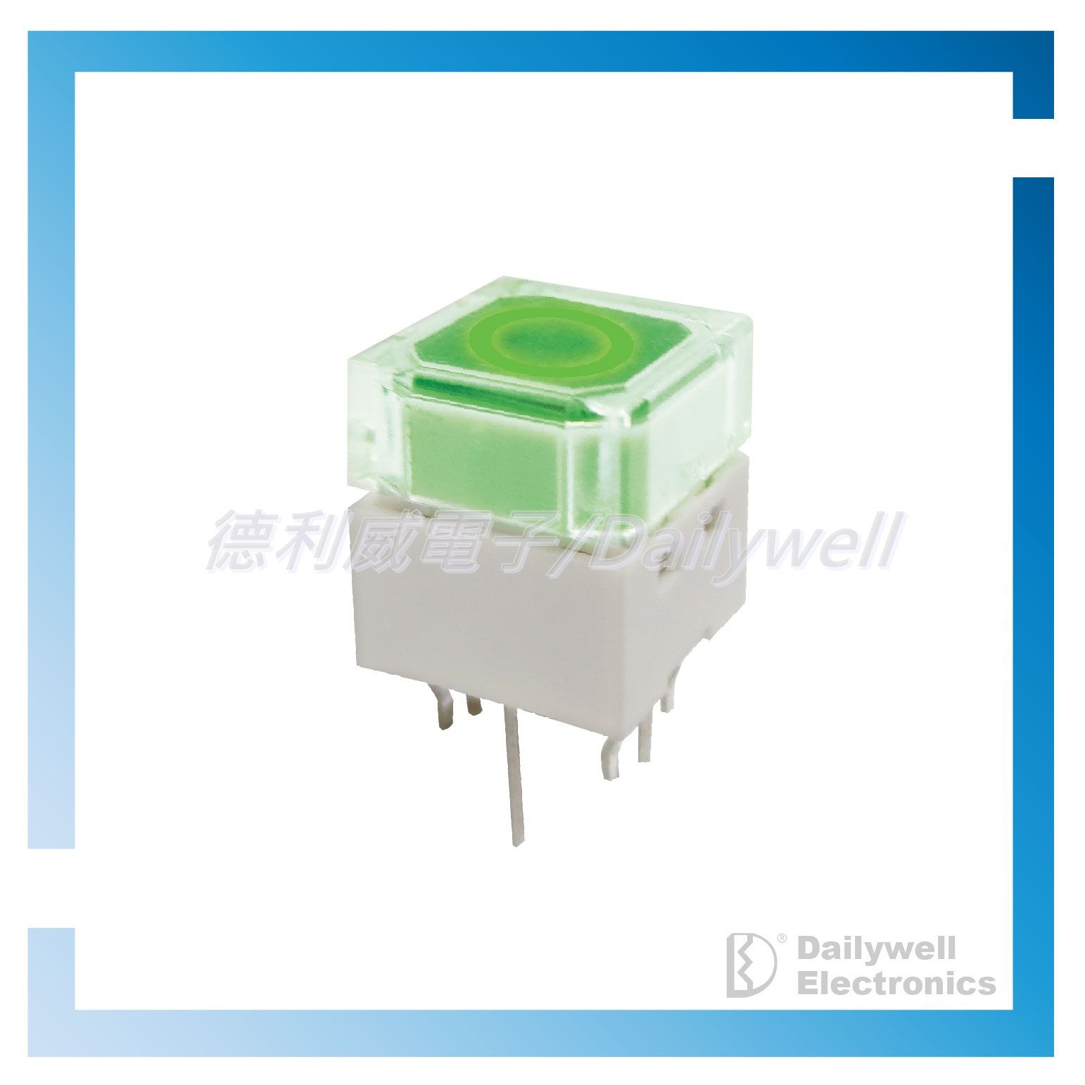 Comutator tactil cu LED bicolor