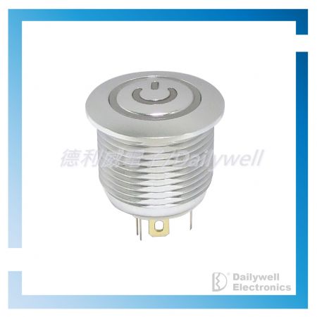 16mm Round flat metal switch - MPB16 series